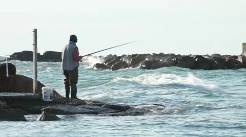 Fisherman Stock Footage 10703811