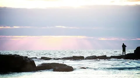 Fisherman Stock Footage 10704156