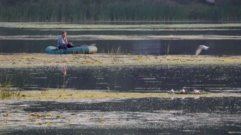 Fisherman Stock Footage 113088593