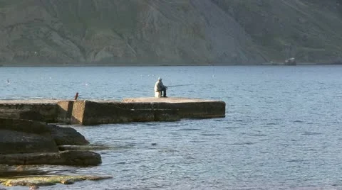 The fisherman. HD 1080 Stock Footage 21240732