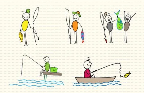 Fisherman Stock Illustration