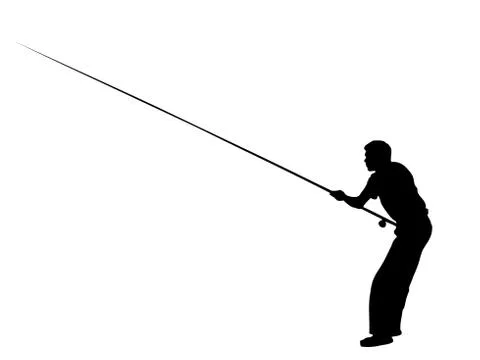 Fisherman. Stock Illustration