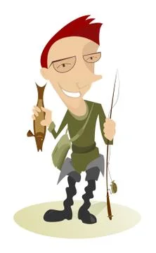 Fisherman Stock Illustration