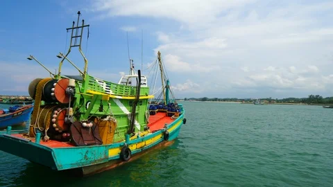 Fisherman jetty Video stock 89772089