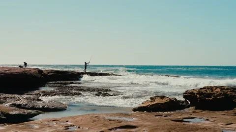 Fisherman in Kalbarri 库存影片 200314996