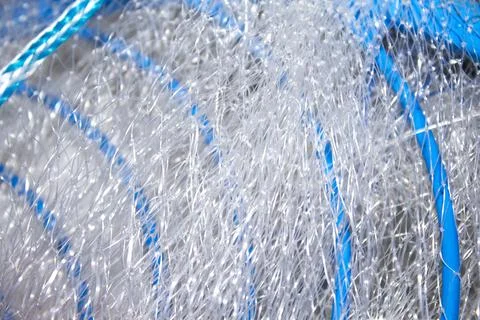Fisherman net, abstract texture background Stock Photos
