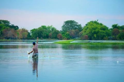 Fisherman Foto stock