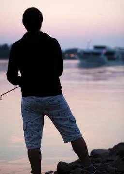 Fisherman. Stock Photos
