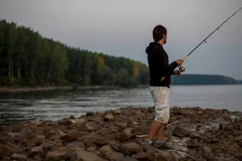 Fisherman. Stock Photos