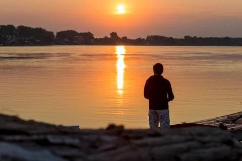 Fisherman. Stock Photos