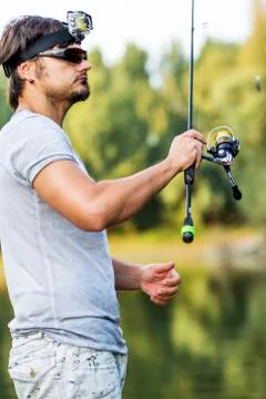 Fisherman. Stock Photos