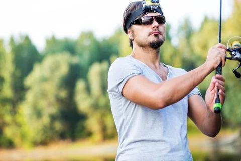 Fisherman. Stock Photos
