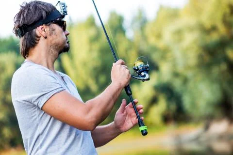 Fisherman. Stock Photos
