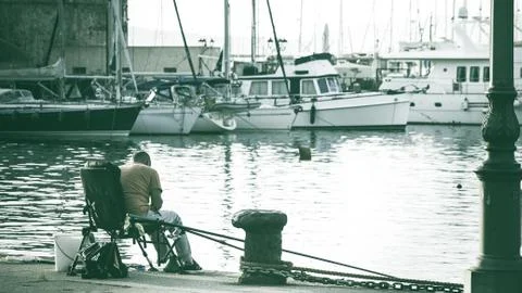 Fisherman Foto stock