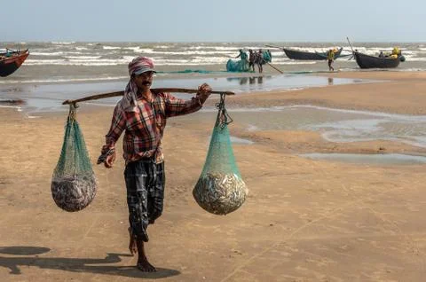 Fisherman. Stock Photos