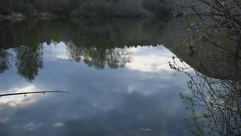 Fisherman pulls the fish out of the water. 動画素材 101567820