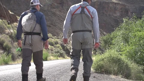 Fisherman River Stock Footage 101438944