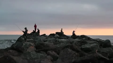 Fisherman1 Stock Footage