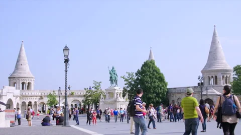 Fisherman's Bastion Budapest Stock Footage 57133632