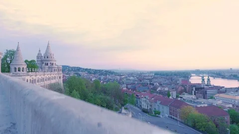 Fisherman's Bastion, Budapest Stock Footage 83635947