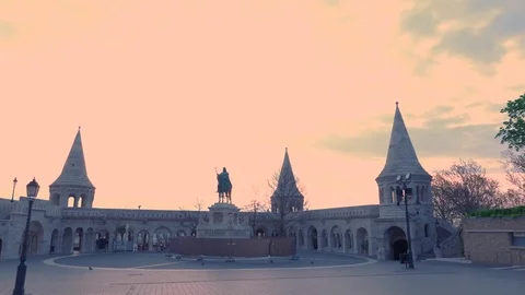 Fisherman's Bastion, Budapest Stock Footage 83667032