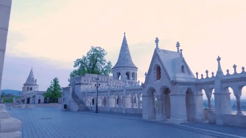 Fisherman's Bastion, Budapest Stock Footage 83667109