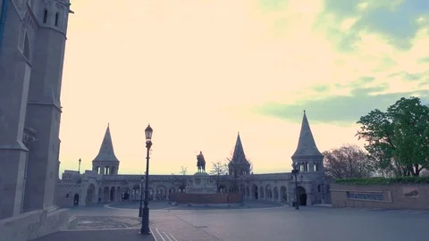 Fisherman's Bastion, Budapest Stock Footage 83667443