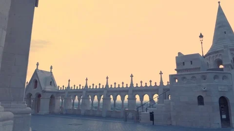 Fisherman's Bastion, Budapest Stock Footage 83667492