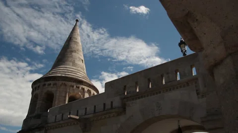 FISHERMANS BASTION LOW ANGLE Stock Footage 39492228