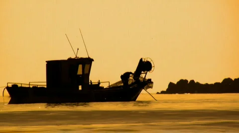 Fisherman's boat 库存影片 355710