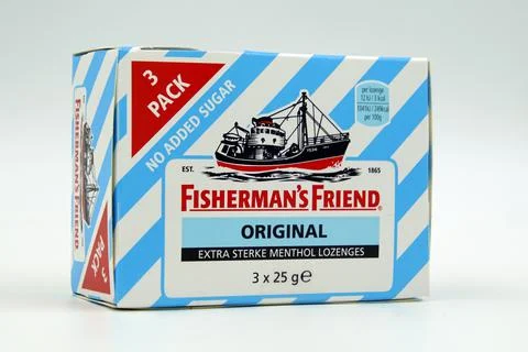 Fisherman's Friend Original 3 pack Stock Photos