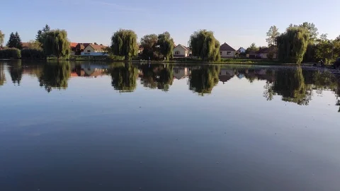 Fishermans on lake Stockbeeldmateriaal 127593367