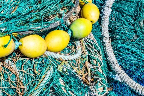 Fisherman's nets Stock Photos