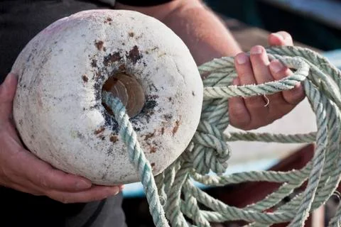Fisherman's rope Foto stock