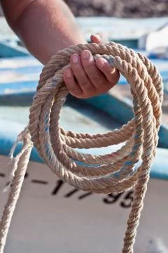 Fisherman's rope Stock-Fotos