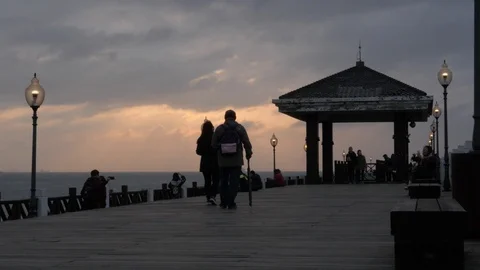 Fisherman's wharf Stock Footage 87274708