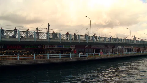 The Fishermen and the Bridge 스톡 동영상 327569973