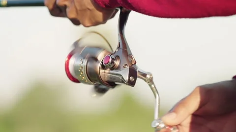 Fishermen are using fishing rods Stock Footage 160880341