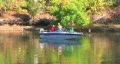 Fishermen in Boat HD Footage