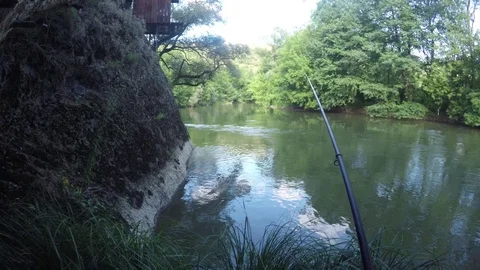 Fishermen Catch Fish Stock Footage 78611045