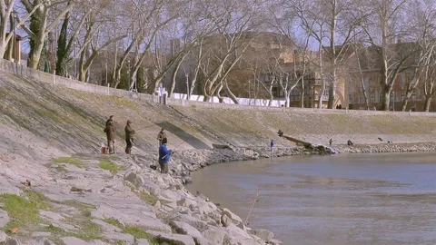 Fishermen Stock Footage 91190888