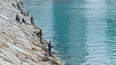 Fishermen Stock Footage 140477795