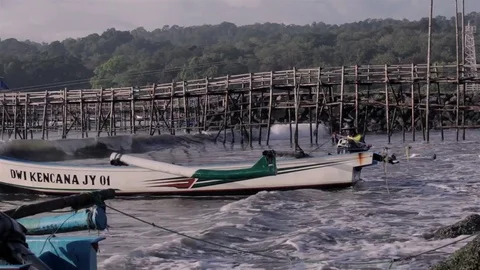 Fishermen heading out to sea Stock Footage 74652553