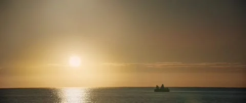 Fishermen In The Ocean Stock Footage 154799721