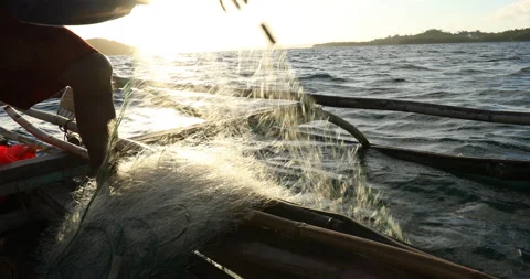 Fishermen in the Philippines Vídeo Stock 279270327