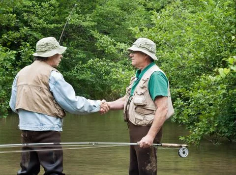 Fishermen 库存照片