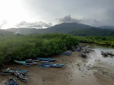 Fishermen 库存照片