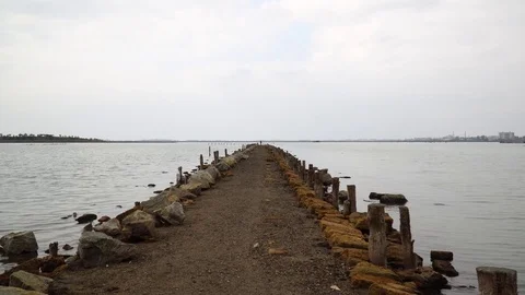 Fishermen pie on lake Stock Footage 81489430