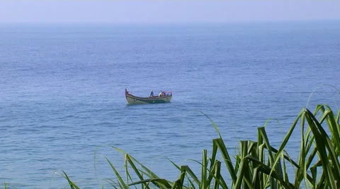 Fishermen at Sea Stock-Footage 52688566