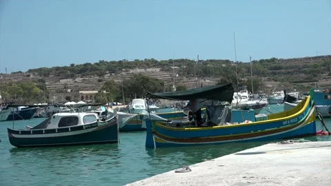 Fishermna boat Stock Footage 154294712